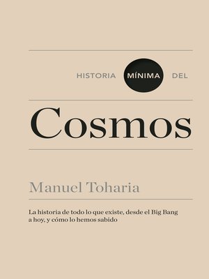 cover image of Historia mínima del cosmos